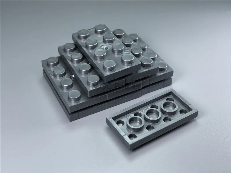 50 шт./лот MOC Кирпичи красочная пластина 2x4 подходит для 3020 DIY Развивающие