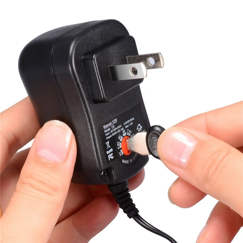 Универсальный многофункциональный 3 V-12 V AC/DC штепсельная вилка американского