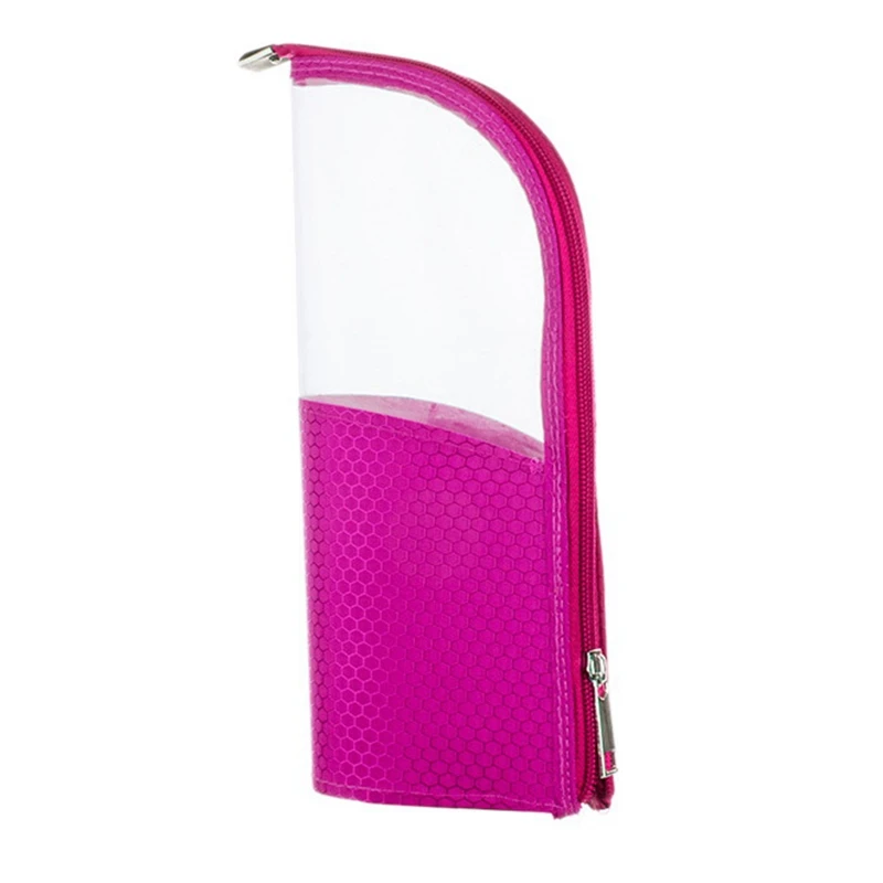 

Travel Makeup Brush Holder Pencil Case Organizer Waterproof Stand-Up Travel Cosmetic Bag Makeup Pouch