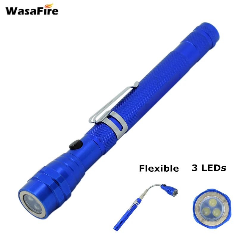 Wasafire 10 шт./лот миниатюрный светодиодный фонарик для кемпинга тактический рабочий