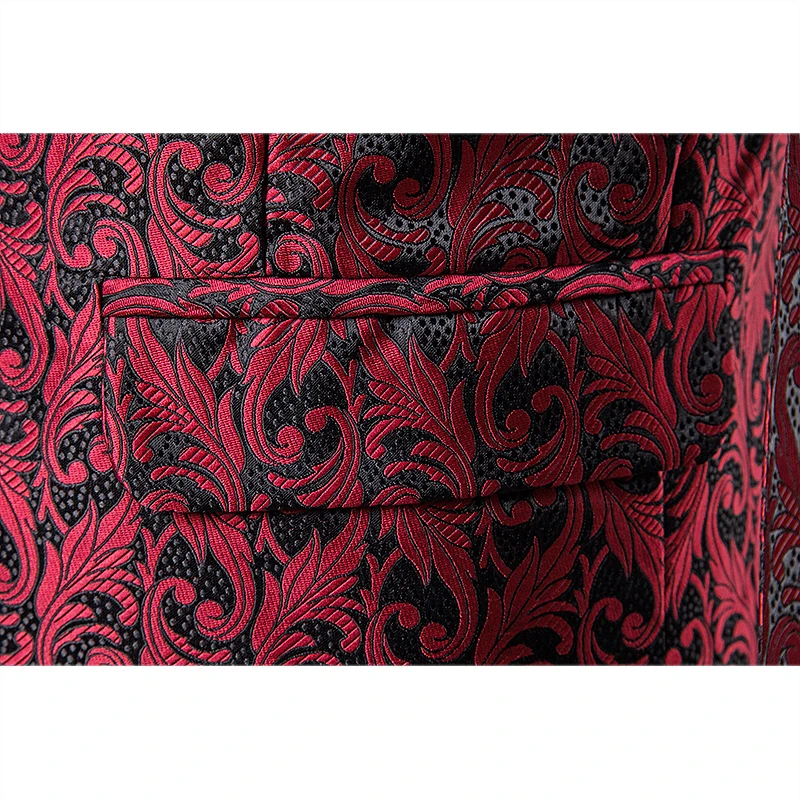 

New autumn Fashion men England style suit jacket business casual print blazer Embroidered flowers solid color suit coat EU size