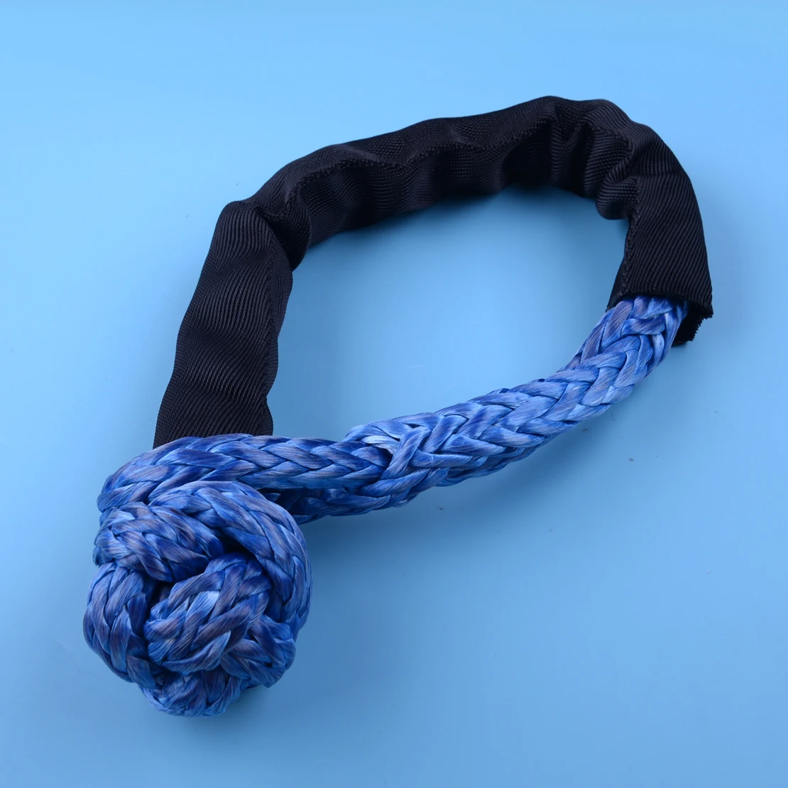 

CITALL новая нейлоновая синяя Гибкая синтетическая мягкая лебедка веревка буксировочные ремешки 35000LB 16T