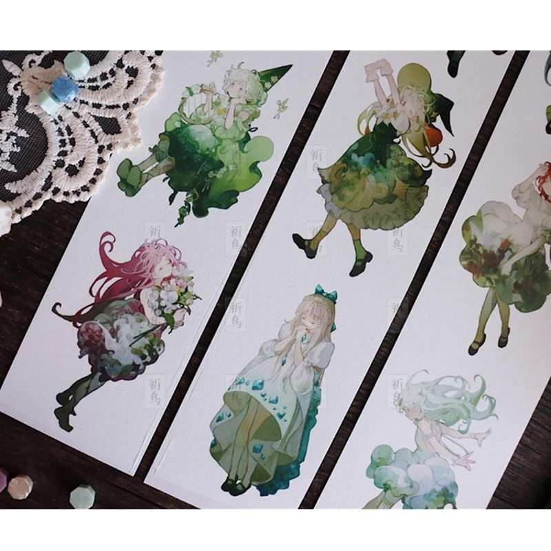 

1 Loop Masking Tape Birds, Wizard Oz, Misty Forest, Bright Pet Hand Paper Tape