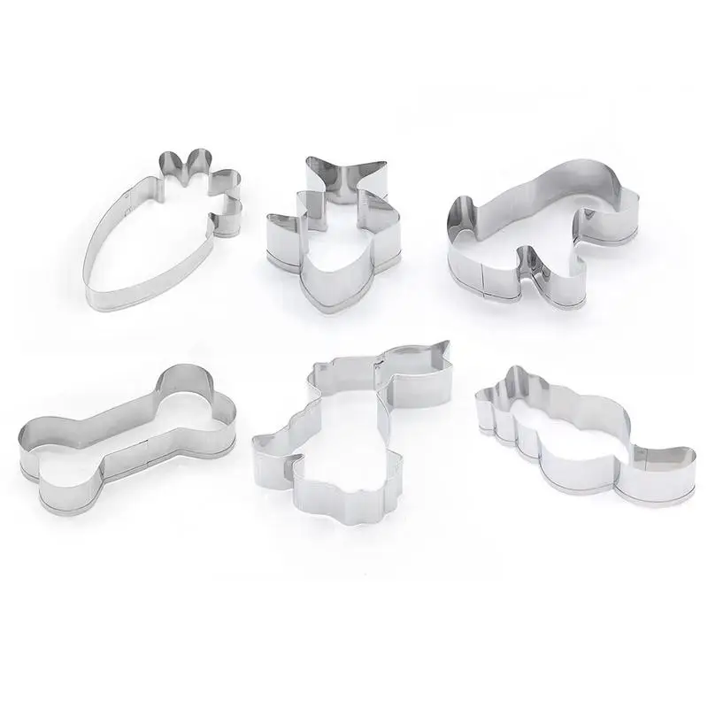 Новое поступление 6/набор форма для печенья из нержавеющей стали торта собачья