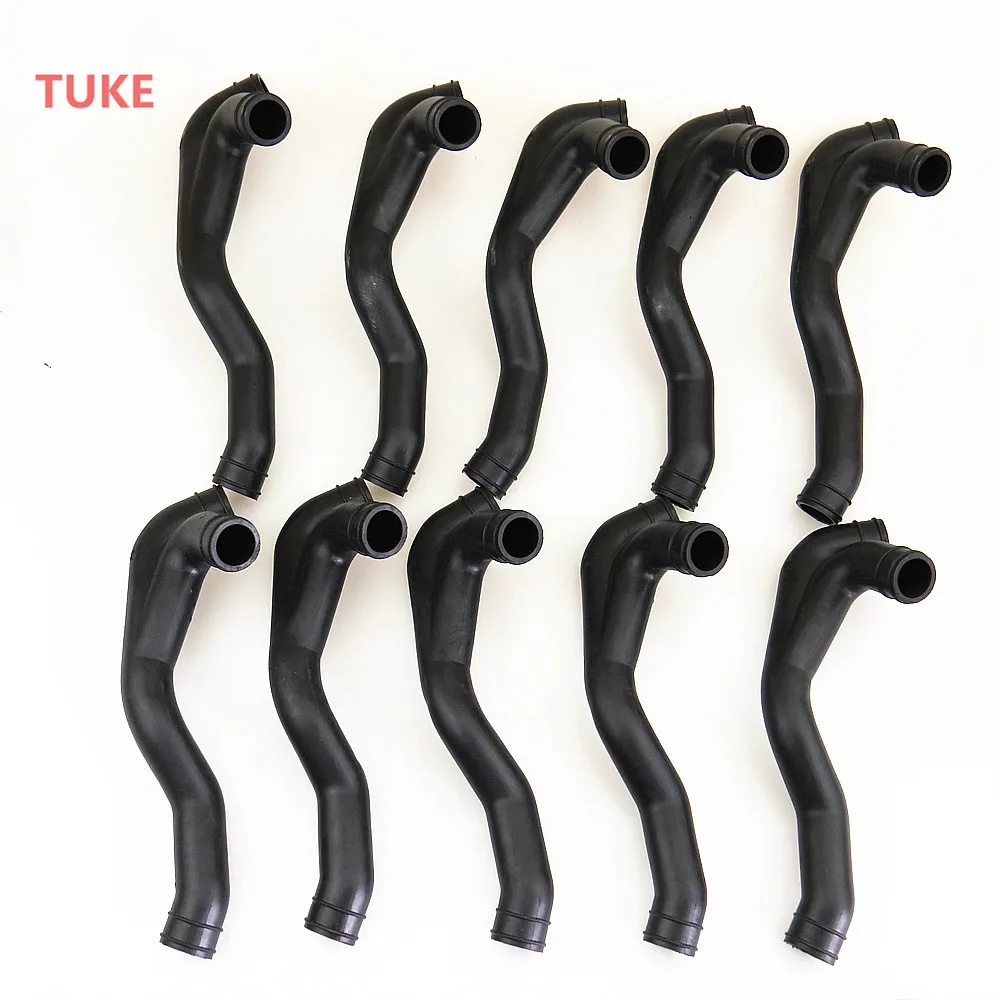 RWSYPL Qty10 1 8 T Картер резиновый три звенья Дыхательный Шланг для Passat Golf 4 Bora MK4 A3 A4 TT