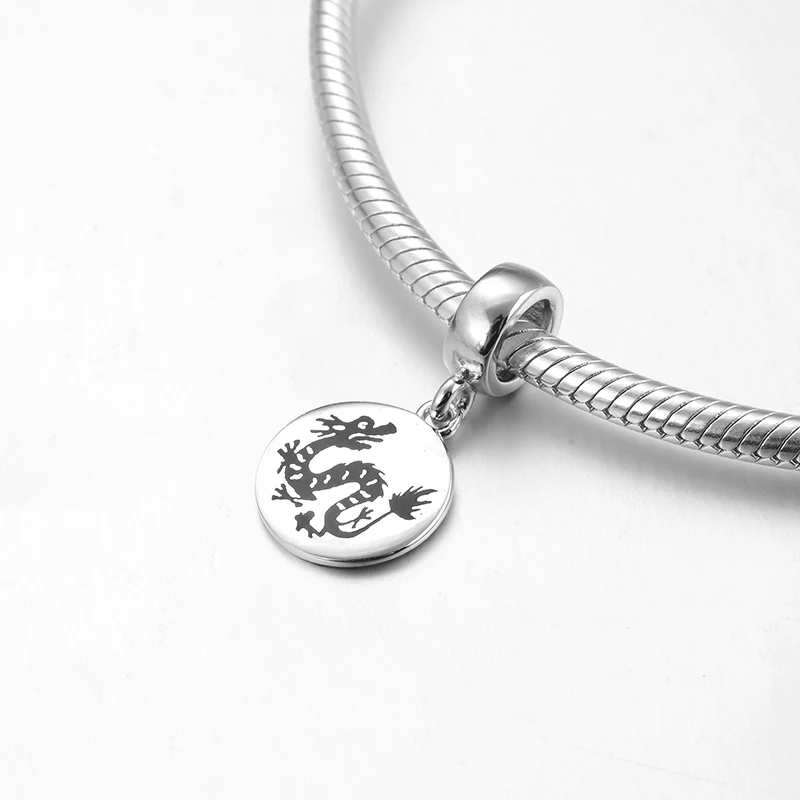 Браслет-подвеска из серебра 925 пробы с 12 знаками Зодиака | Украшения и аксессуары