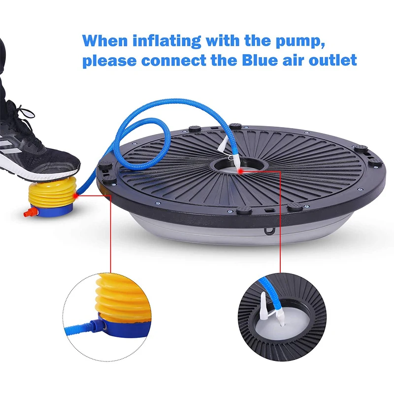 YXTC Йога Пилатес фитнес баланс мяч доска с эспандерами стабильность тренировки