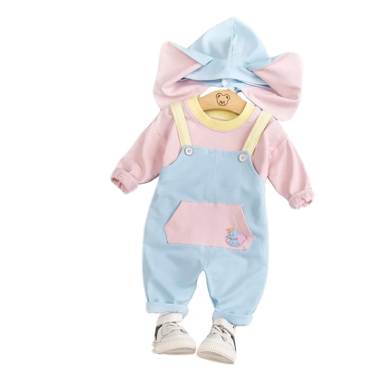 Комплекты одежды для новорожденных весенне-осенние хлопковые топы малышей +