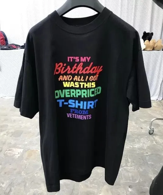 

French Street tide vet short sleeve T-shirt VTM wittermont 2020 ins casual loose short sleeve T-shirt