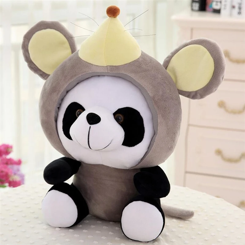 

Christmas Baby Gifts Boys Dolls Soft Panda Plush Toy Cute Twelve Chinese Panda Stuffed Animal Zodiac Signs Birthday For Children