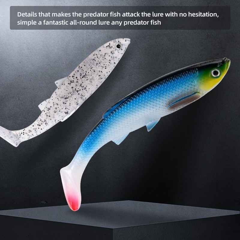 MEREDITH 4 73 &quotBleak Paddle Tail 14 5 г шт 120 мм мягкие приманки для рыбалки 3D Eyes T искусственные