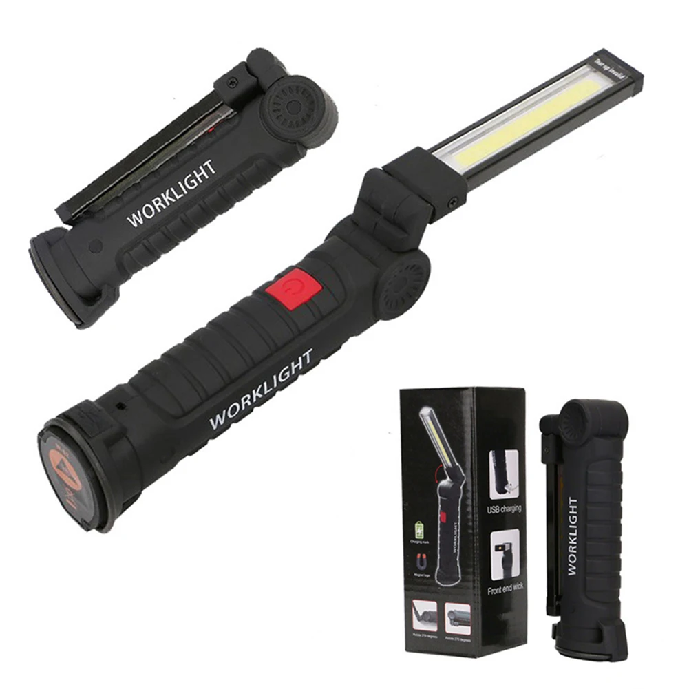 Портативный светодиодный рабочий светильник COB лампа рабочая Werklamp вспышка XPE Led