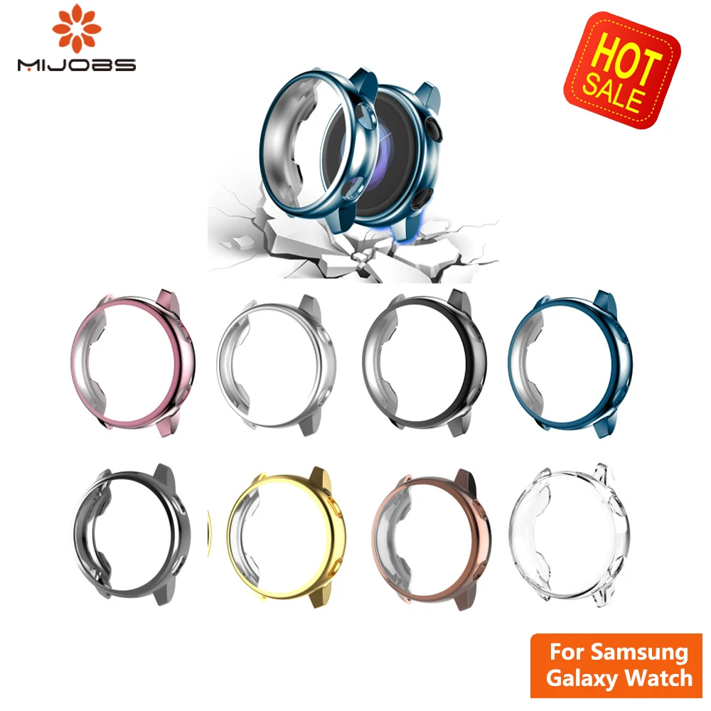 Мягкий чехол из ТПУ для samsung Galaxy Watch Active, Защитная пленка для экрана, 8 цветов, защитный чехол для Galaxy Active, 40 мм, SM-R500