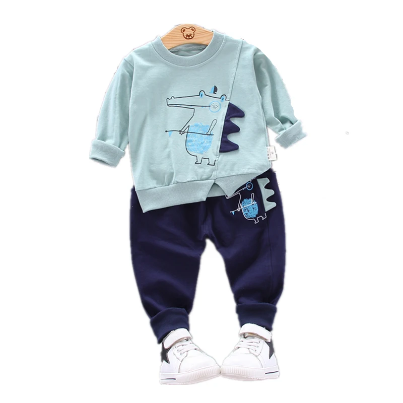 Детская модная одежда Новинка Сезон весна-осень Футболка с рисунком для