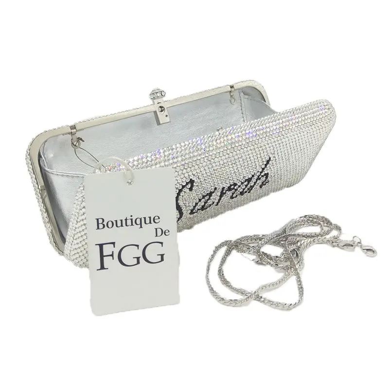 Boutique De FGG индивидуальный дизайн имени женские вечерние сумочки клатчи со