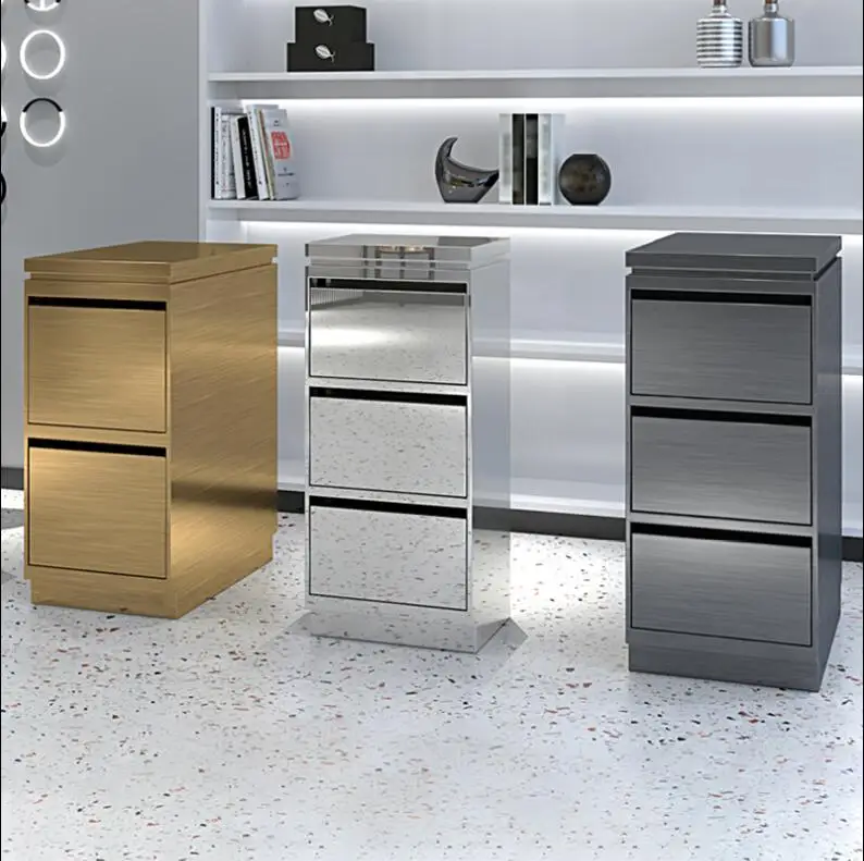 

Шкаф для парикмахерских инструментов, тележка для парикмахерских инструментов из нержавеющей стали, шкаф для хранения инструментов с ящик...