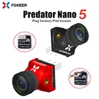 Камера Foxeer Predator Nano V5 FPV, 14 х14 мм, Super WDR, OSD 4ms, переключаемая задержка PALNTSC Для 2-дюймового гоночного дрона в помещении