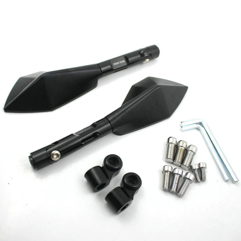 Мотоциклетное большое зеркало заднего вида складные боковые зеркала CNC