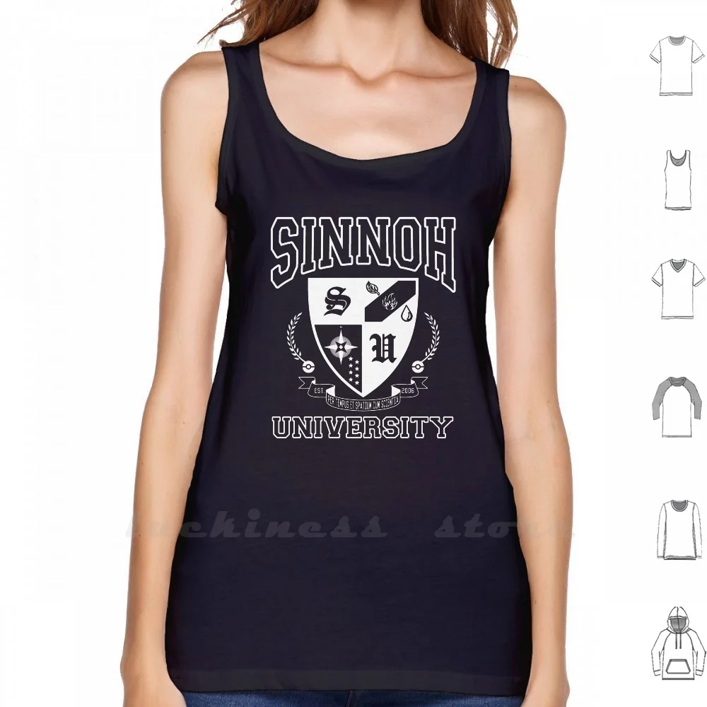 Майка Sinnoh Университетская без рукавов хлопковый жилет с карманами для команды