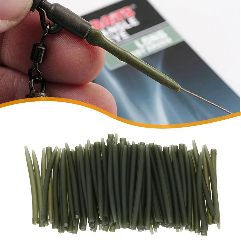 

53mm TPR Terminal Anti Tangle Sleeves Connect with Fishing Hooks Carp Fishing Tackle Boxes Pesca Iscas Tools 20pcs 30pcs 40pcs