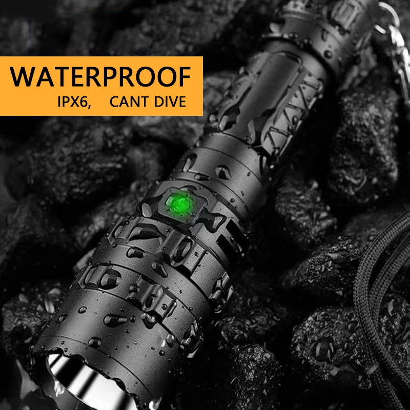 Тактический светодиодный фонарь высокой мощности охотничий Скаут Свет USB на 18650