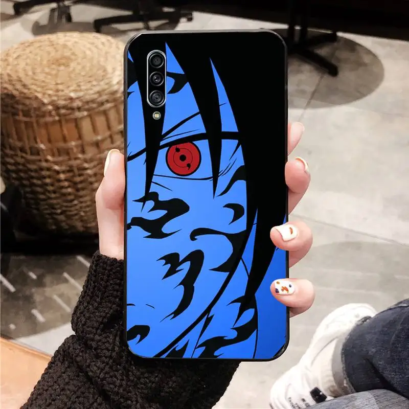 

Naruto Character close-up Phone Case Black For Samsung A10 20 30 40 50 01 11 31 51 71 S pLUS Cases