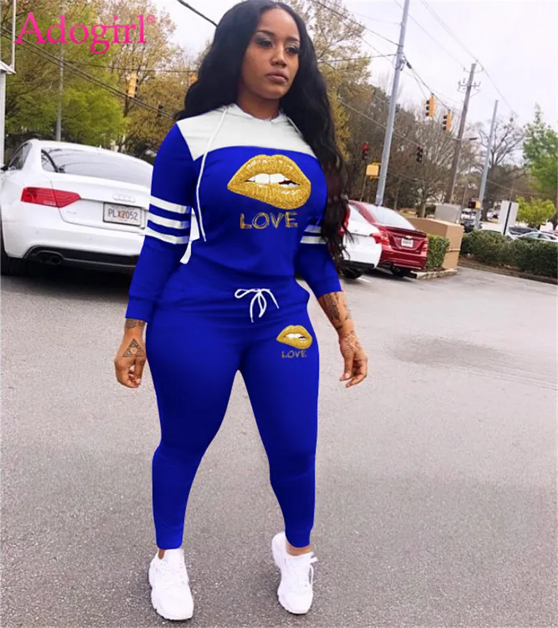 Женский жаккардовый спортивный костюм Adogirl на молнии с длинными рукавами и