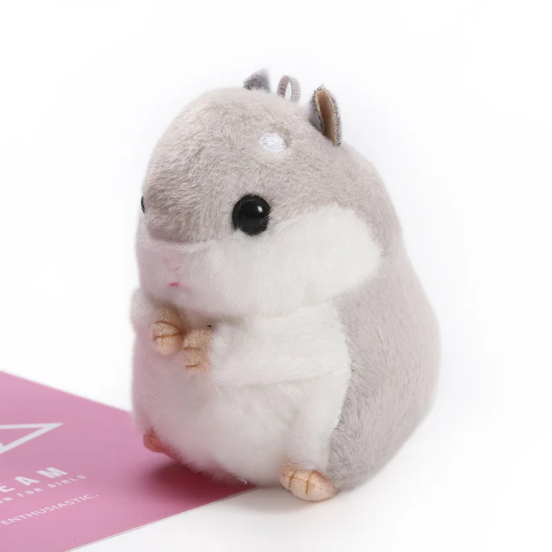 Милый хомяк подвеска плюшевая кукла игрушка брелок Женская Модная бижутерия