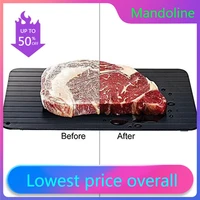 mandoline fast defrosting tray thaw frozen food meat fruit quick defrosting plate board defrost kitchen gadget tool