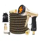 Новый садовый шланг для гибкого садового полива, расширяемые шланги для полива, металлический поливочный пистолет для сада