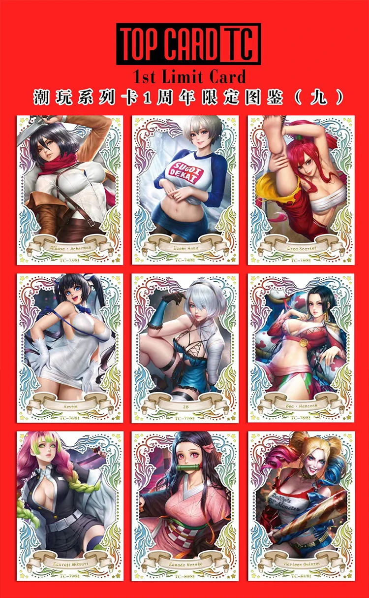 Tarjetas de Anime originales Nami Demon Slayer, una pieza, tarjeta oculta, bonita figura de acci&oacute;n, juego de cartas, juguete para ni&ntilde;os, colecci&oacute;n de regalos-2