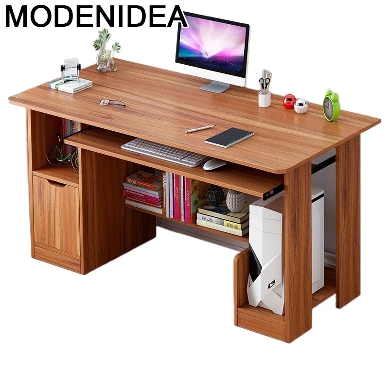

De Oficina Escritorio Mueble Mesa Portatil Office Escrivaninha Tablo Laptop Stand Bedside Desk Computer Table With Bookshelf