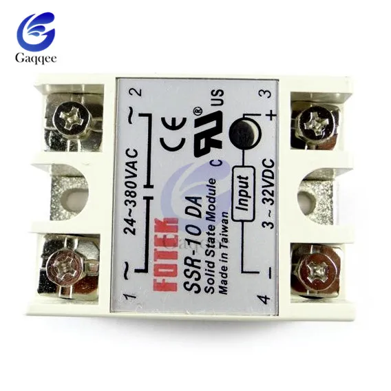 Однофазный релейный модуль однофазный 3 32 В постоянного тока на 24 380 переменного