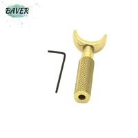alloy dual bearing carving swivel knife leather craft retro brass color tool diy