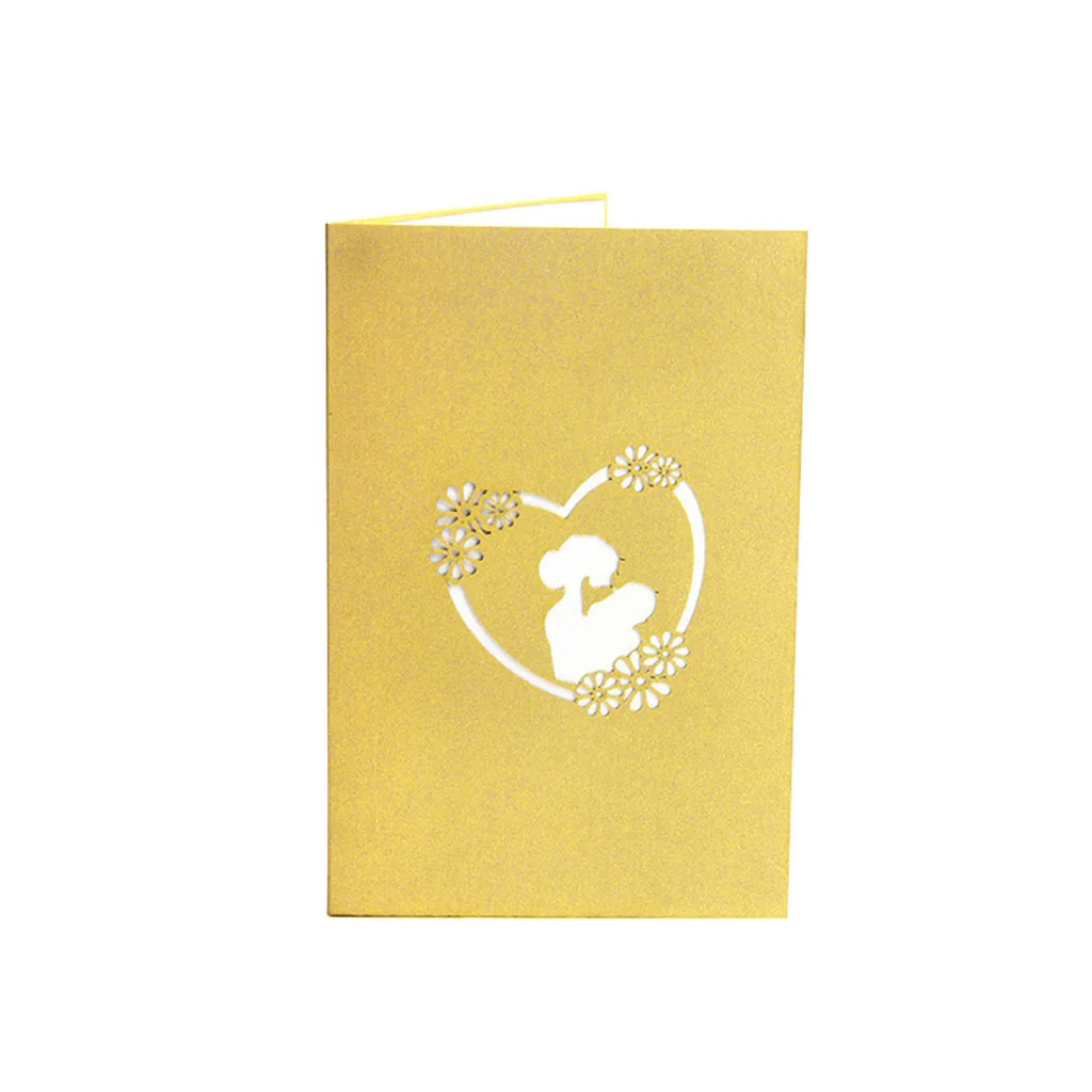 Подарок на день матери романтический 3d трехмерный картон ручной работы подарок