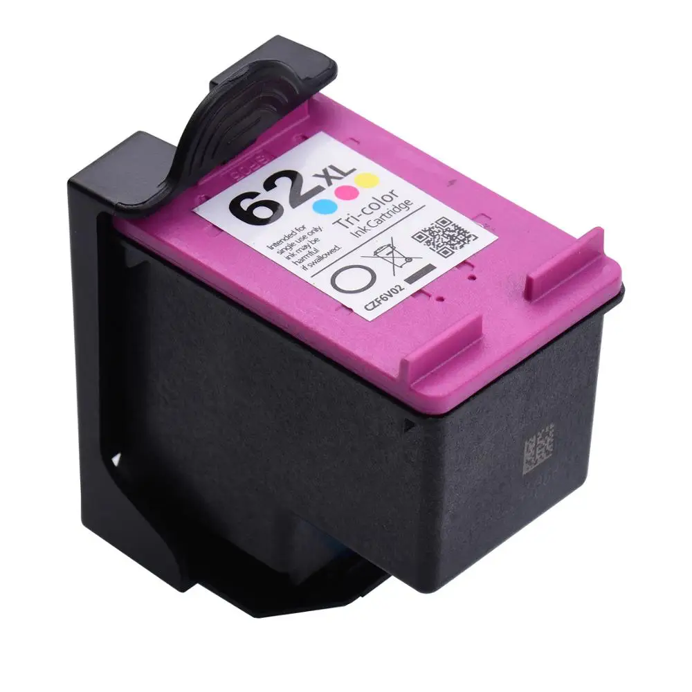 

Tri-Color Ink Cartridge Replacement 1200dpi Compatible For MBrush HandHeld Inkjet Printer 62XL Deskjet Good Quality #R40