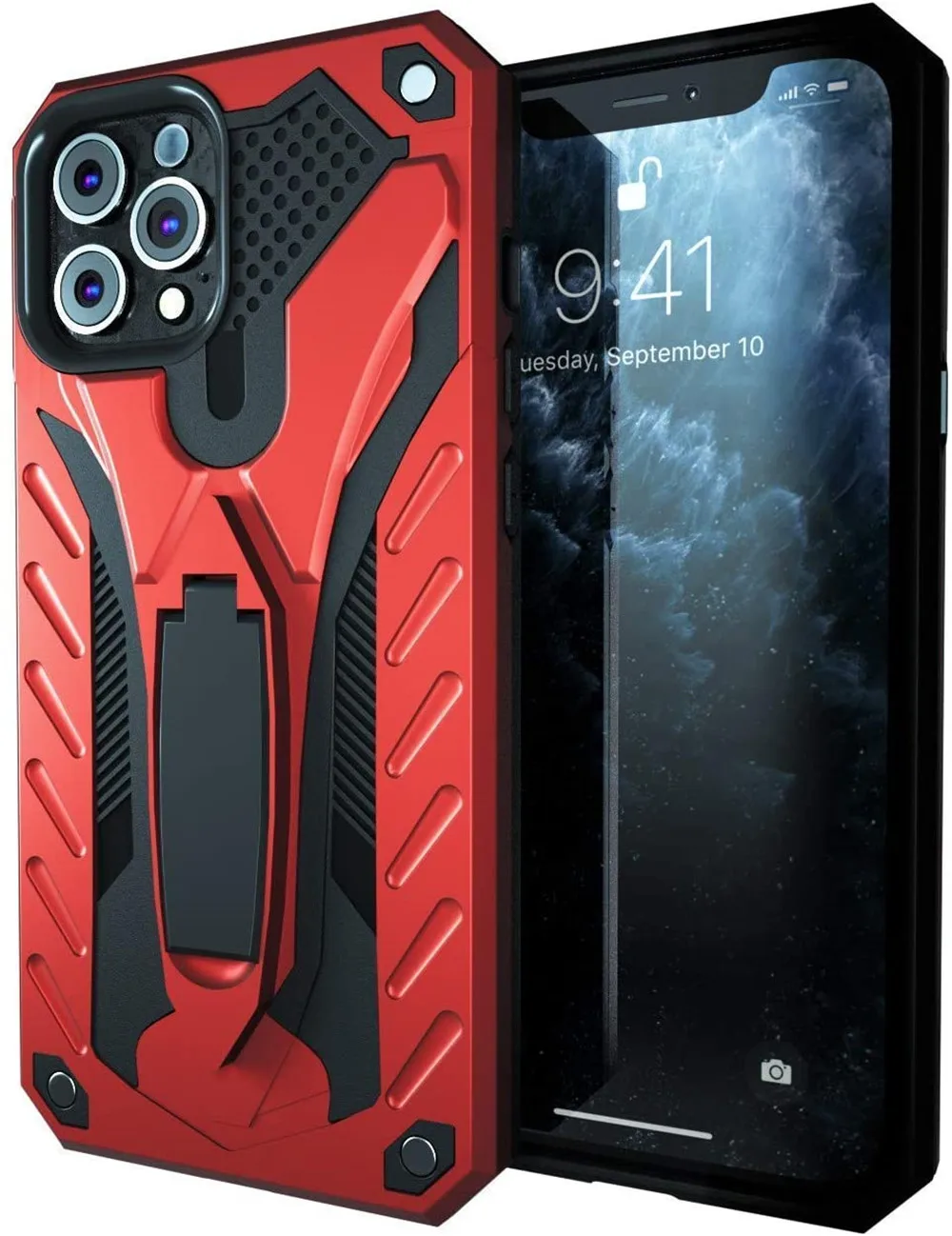 

Shockproof Kickstand Case For iPhone 13 Pro Max 13Max 13mini Protective Case For iPhone 13Pro Max Cover Coque Funda Bumper Capa