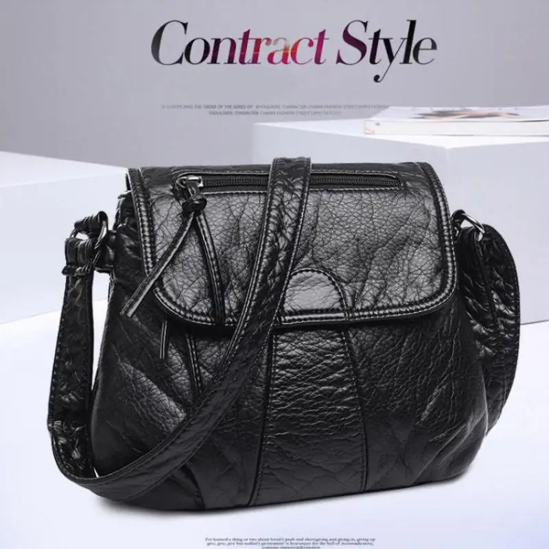 Женская сумка новинка 2020 модная маленькая через плечо из мягкой искусственной