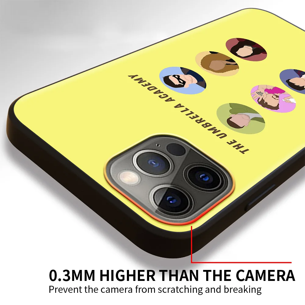 

Cartoon The Umbrella Academy Case For Apple iPhone 11 12 Pro Max 8 7 6 Plus XR X XS 6S Soft Back Cover SE 2020 Coque Fundas Capa