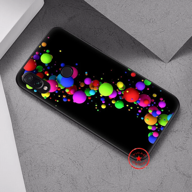 IYICAO Rainbow Balloon Soft Case for Xiaomi Redmi Note 8 7 6 5 Pro 5A 4X Silicone TPU |