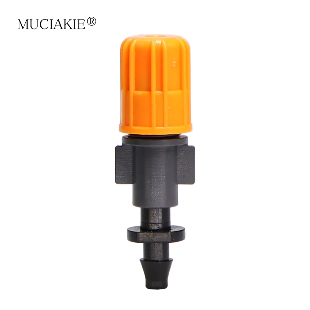 

MUCIAKIE 20 шт. Птичье гнездо, регулируемые насадки для капельного орошения, садовый полив, спринклер с бородкой, соединитель шланга 1/4 дюйма