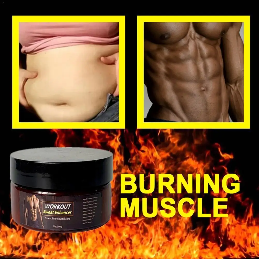 

60g/100g Bodybuilding Shaping Ointment Abdominal Muscle Fat Slimming Oil Anti Burning Muscle Tightening Cellulite Belly Cre C5X7