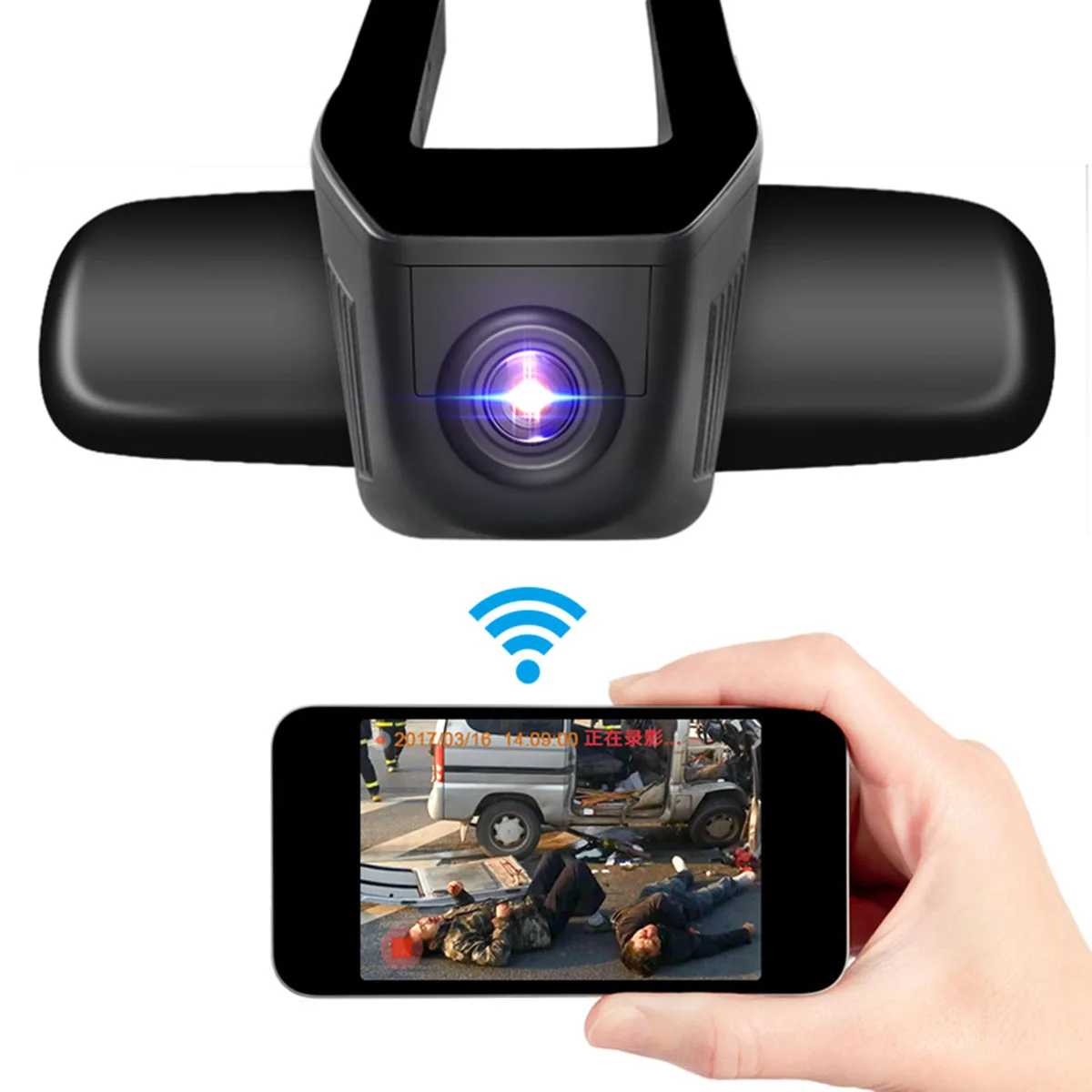 1080P WIFI Car DVR Hidden Camera Vehicle Video Recorder Dash Cam Night Vision G-Sensor iOS Android | Автомобили и мотоциклы