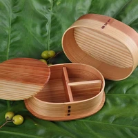 single layer white lunch box wooden lunch box solid wood environmentally friendly japanese cuisine lunch box tableware supplies