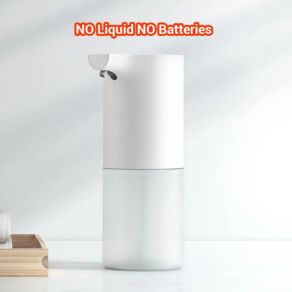 No Liquid Batteries Mijia ручная мойка Автоматическая Индукционная вспенивающая ручная мойка автоматическое моющее мыло 0,25 s инфракрасный датчик для умного дома - Color: No Liquid Batteries