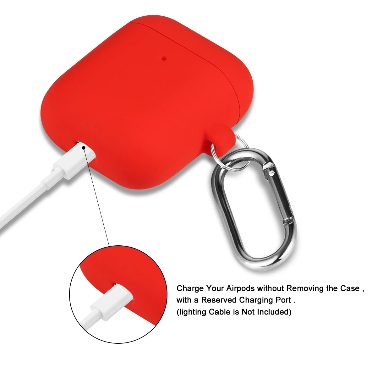 Новый соединенный крючок Bluetooth беспроводной Чехол для наушников Apple AirPods 2