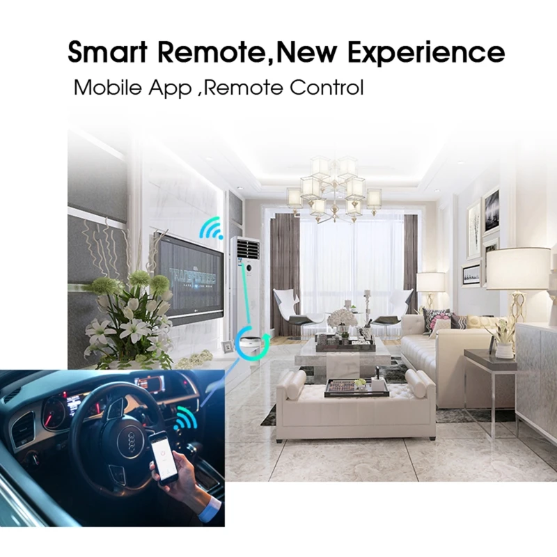 

Mobile Phone WiFi Universal IR Remote Controller Voice Control Remote Control null