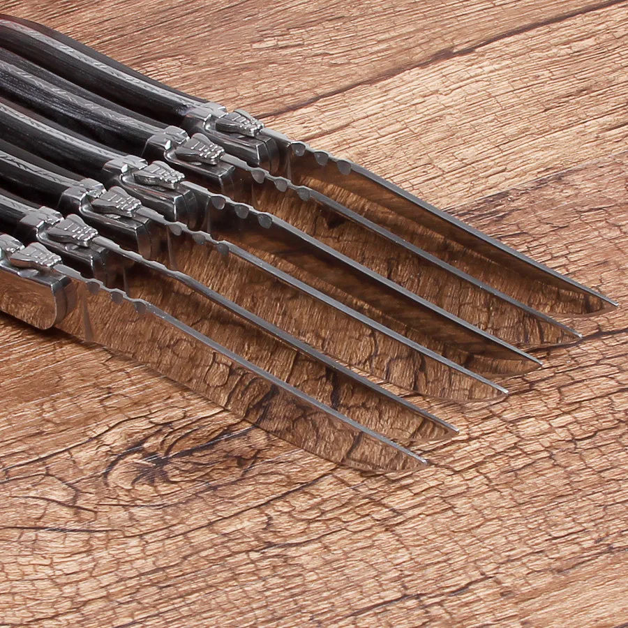 Набор ножей для стейка из нержавеющей стали набор с деревянной ручкой столовые