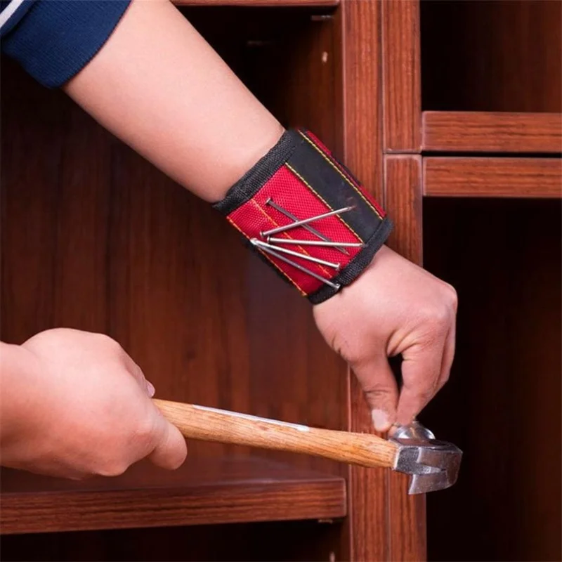 

Magnetic Tool Bag Wristband Magnetic Wristband Portable Tool Belt Electrician