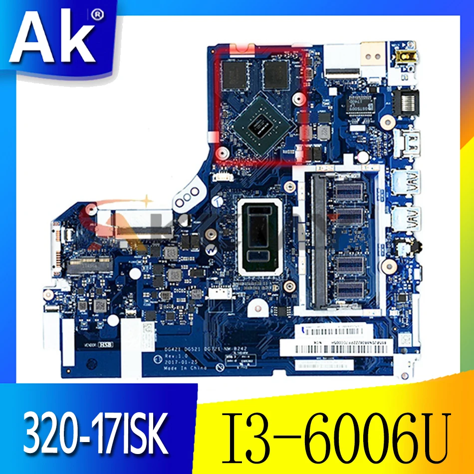

Applicable to 320-17ISK computer motherboard I3-6006U VGA(2G) number NM-B242 FRU 5B20N96013 5B20N96001